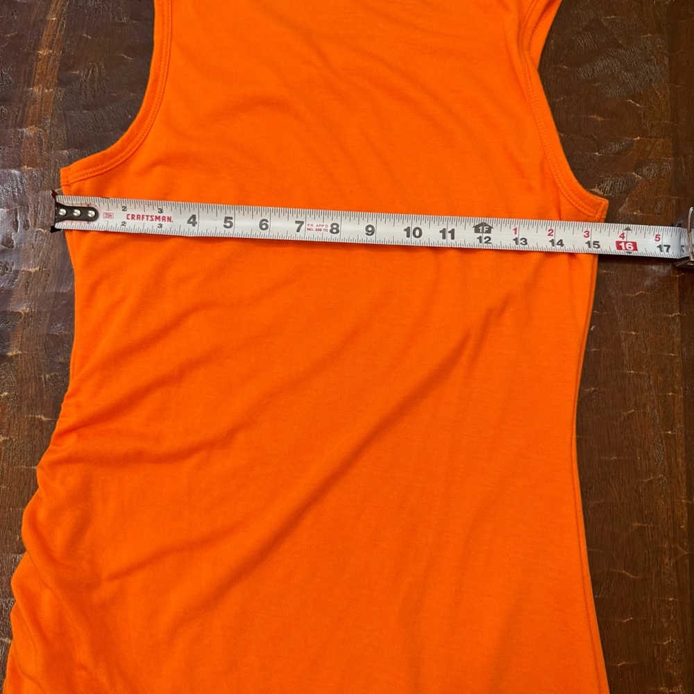 BTFBM Orange Sleeveless Dress - Picture 10 of 13